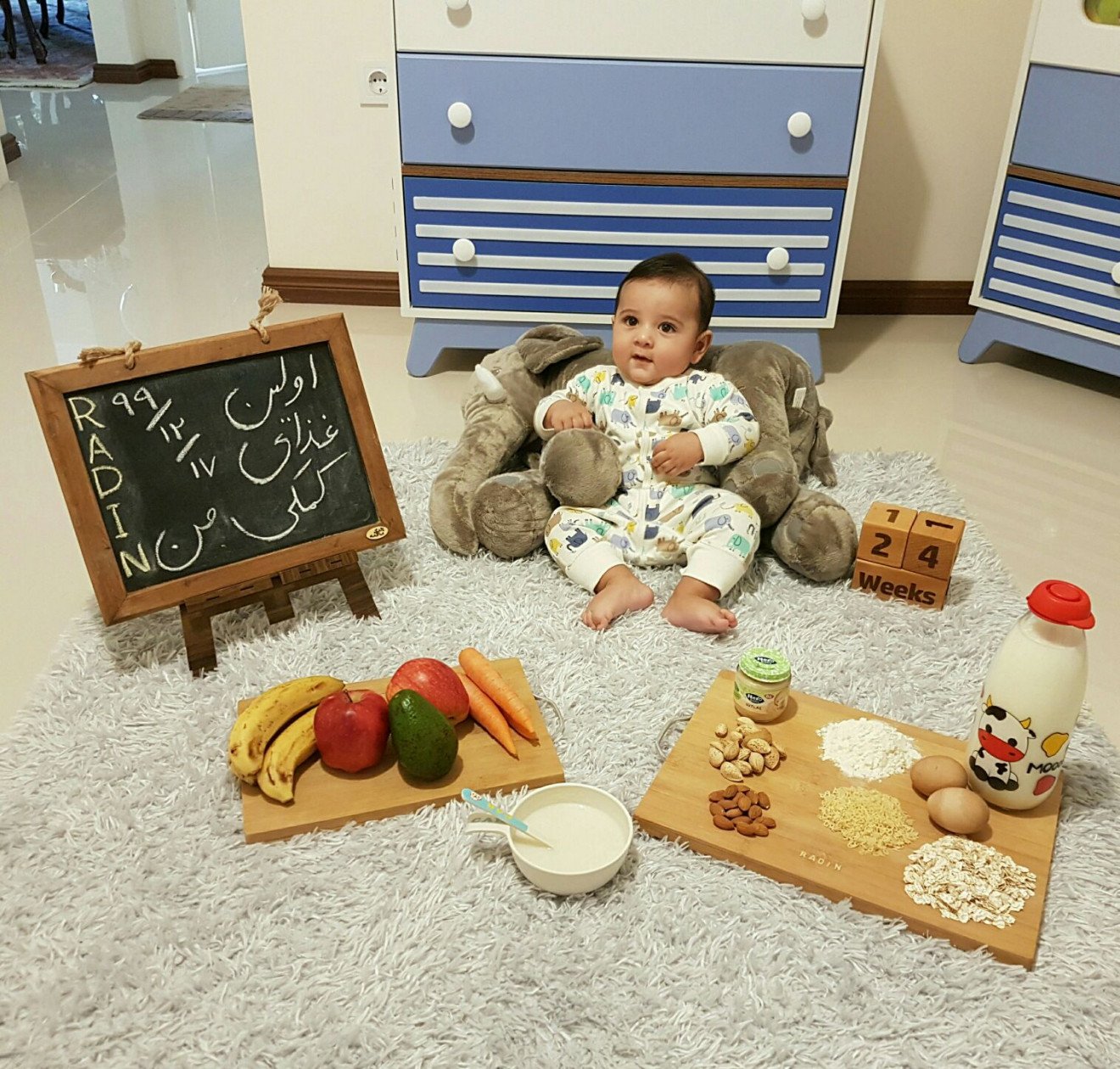 شش ماهگی نوزاد رادین گلشن پور