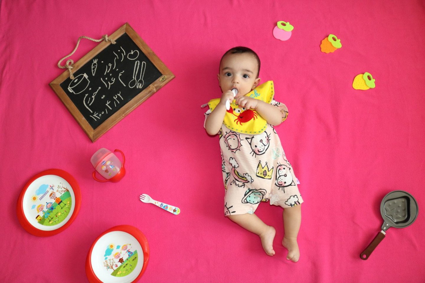 پنج ماهگی نوزاد امیرعباس خواجه عمید