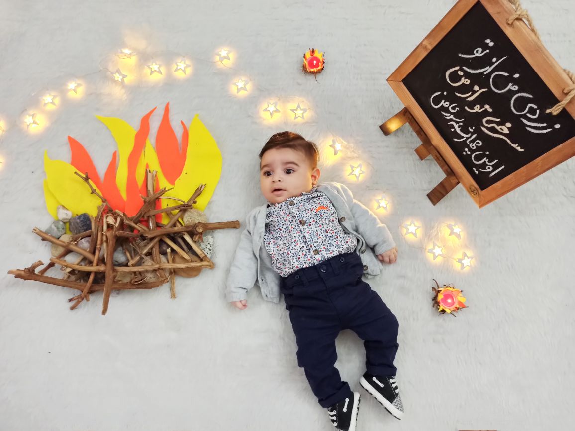 چهار ماهگی نوزاد نیکان اصل روستا