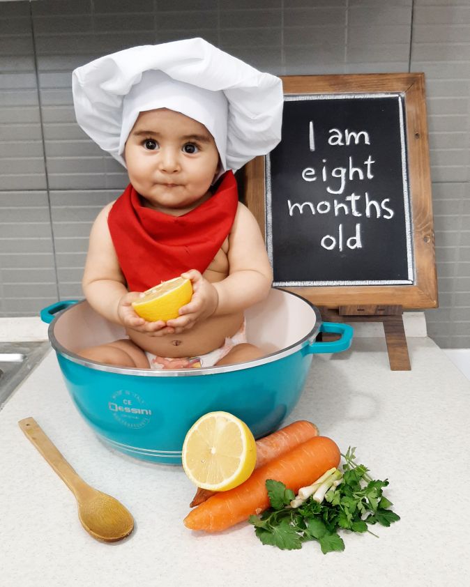 هشت ماهگی نوزاد ❤آرسام قاسمی❤