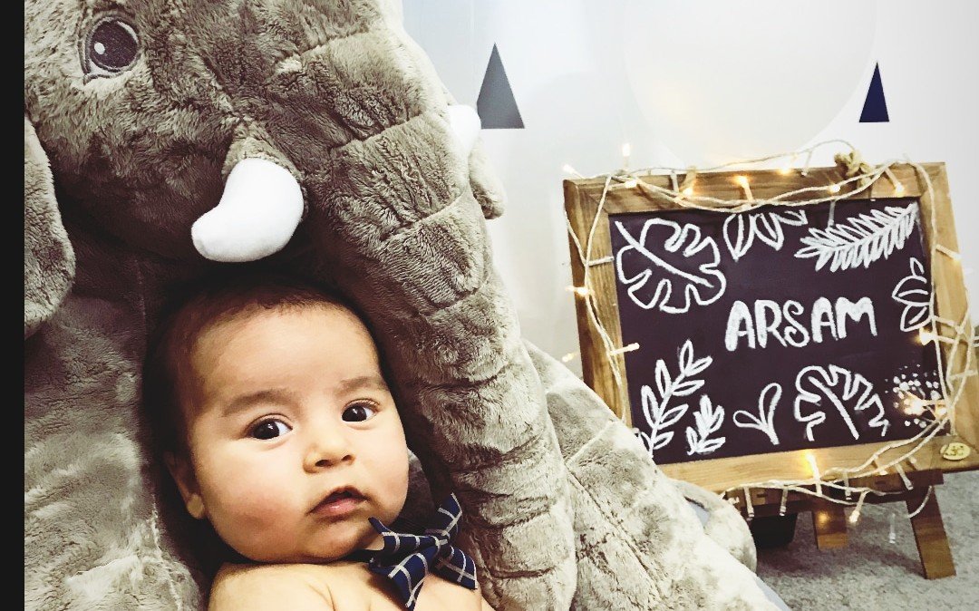 دو ماهگی نوزاد ❤آرسام قاسمی❤