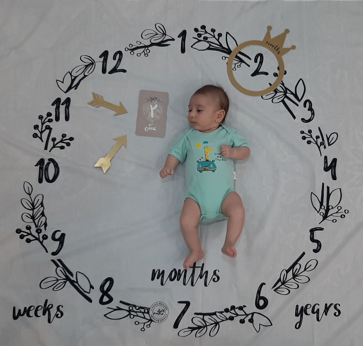 نشانگر ماهگرد تاج طلایی مهراد هنربخش