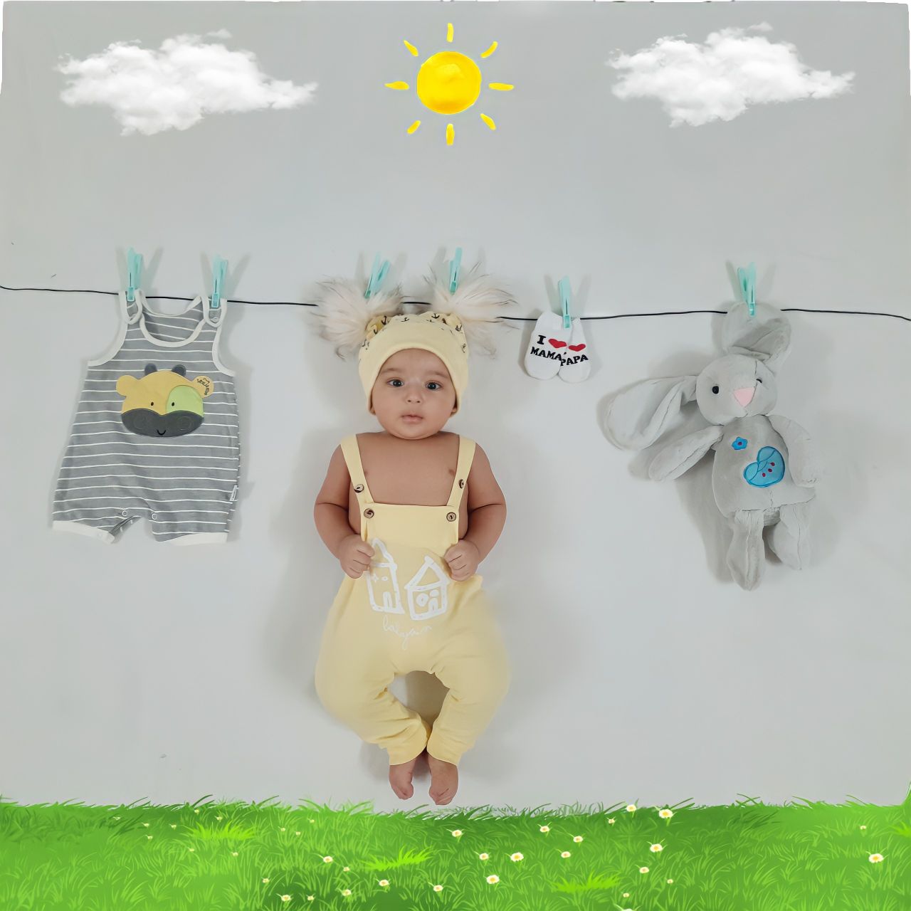 تم عکس تابستانی کودک سید ماهان موسوی