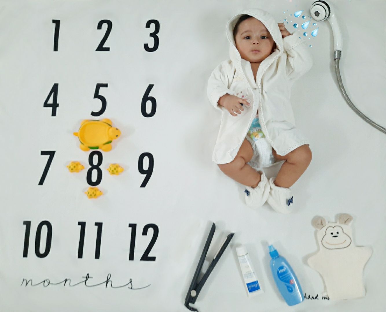 هشت ماهگی نوزاد سید ماهان موسوی