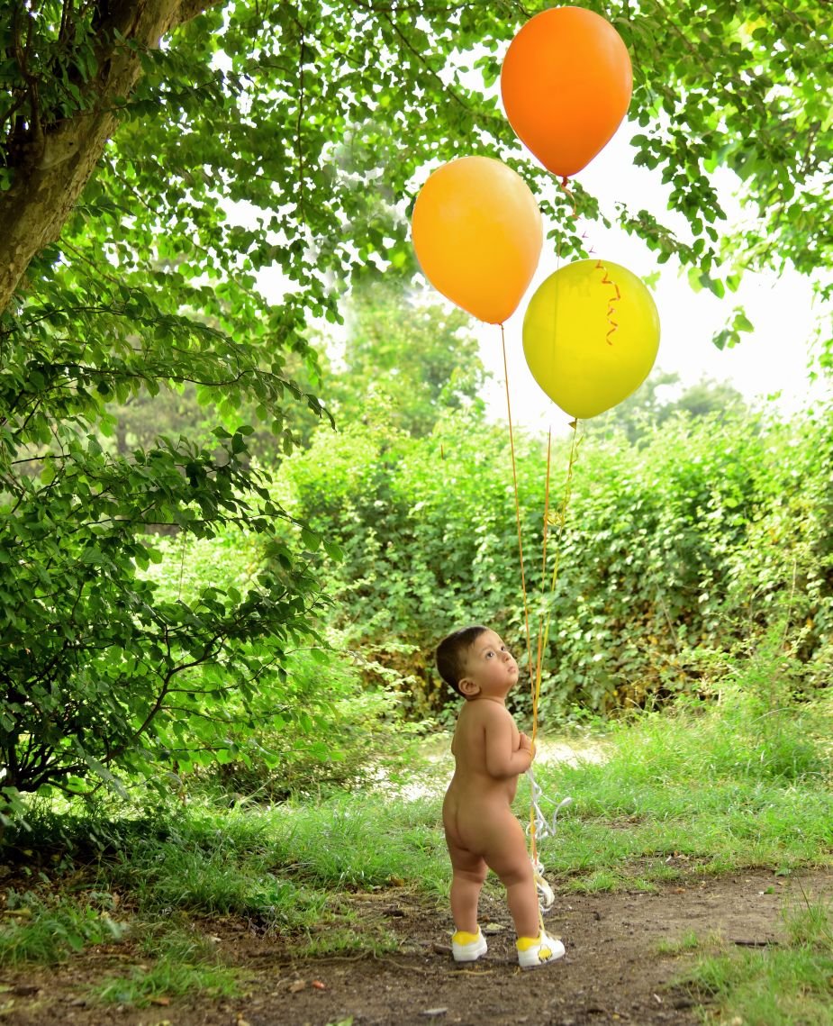 تم عکس تابستانی کودک سید ماهان موسوی