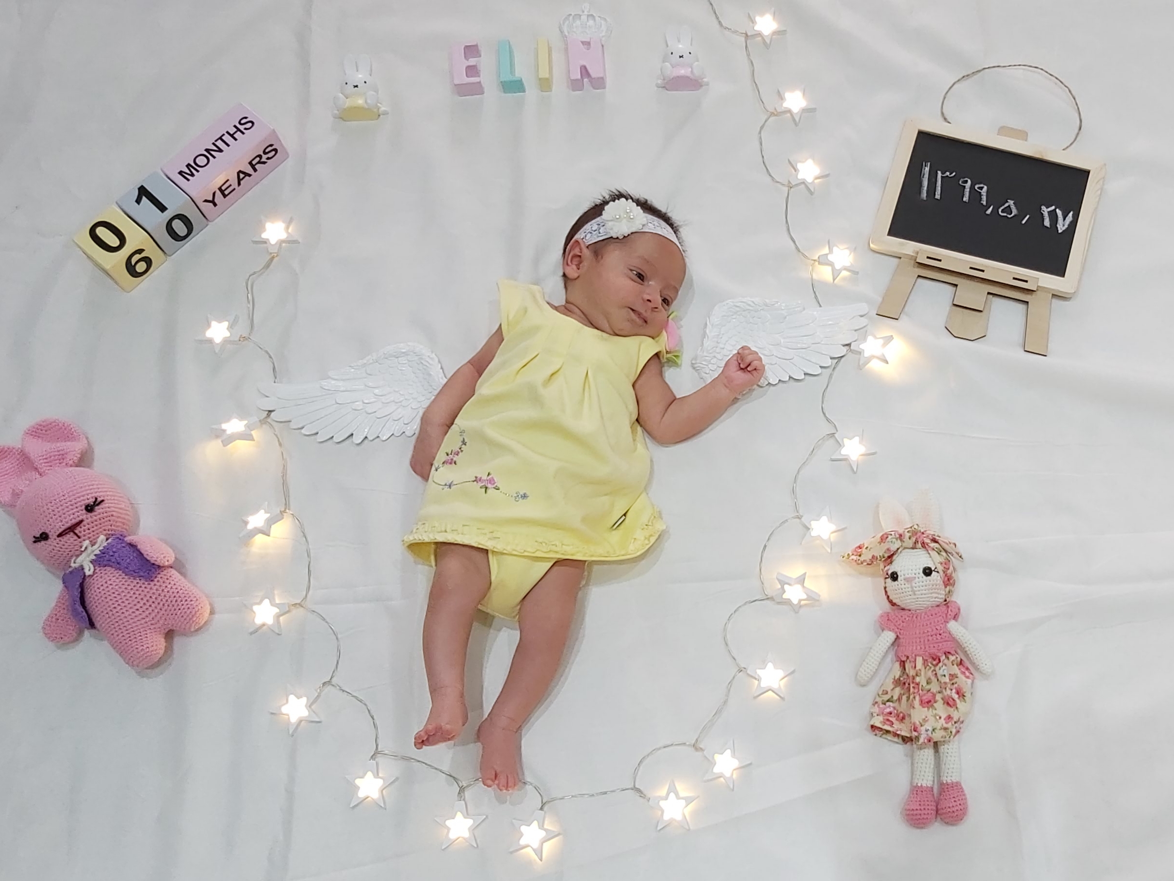 یک ماهگی نوزاد الین مهدیخانی