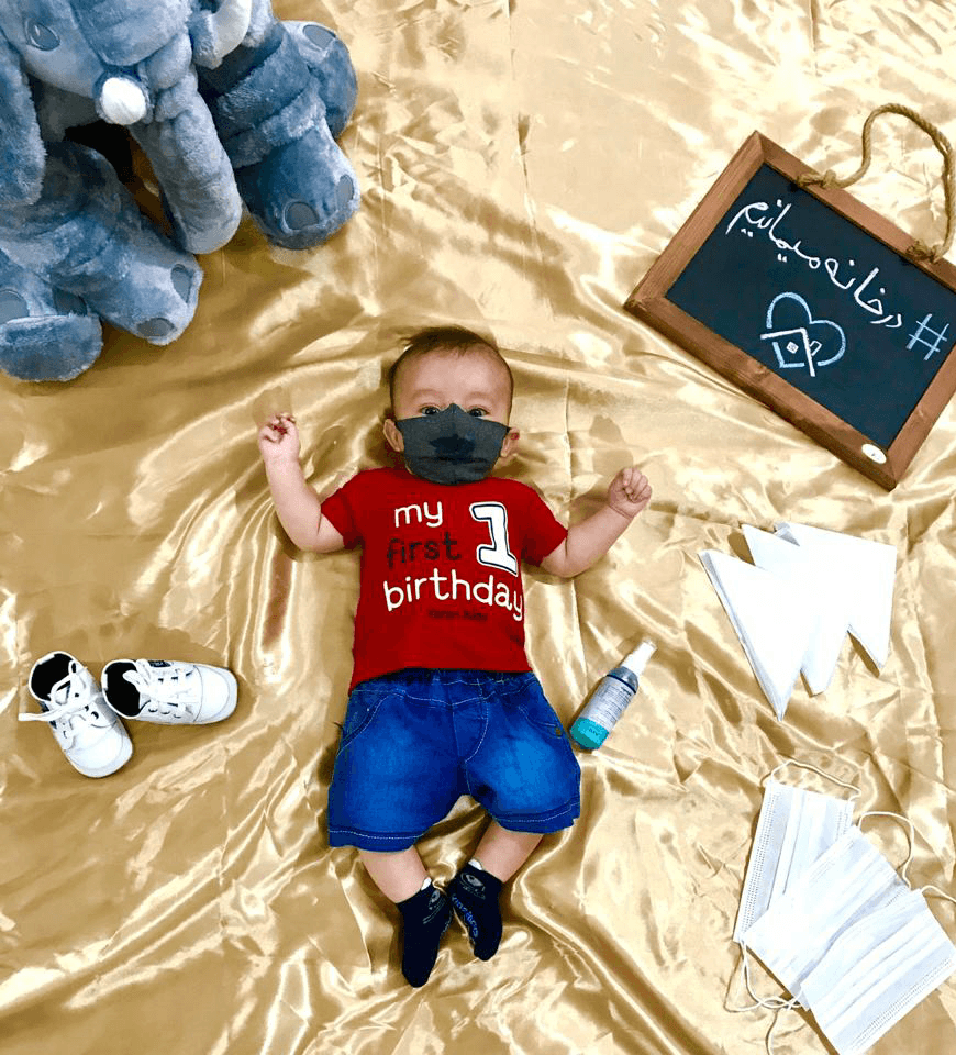 عکس نوزاد پسر مهراب بای