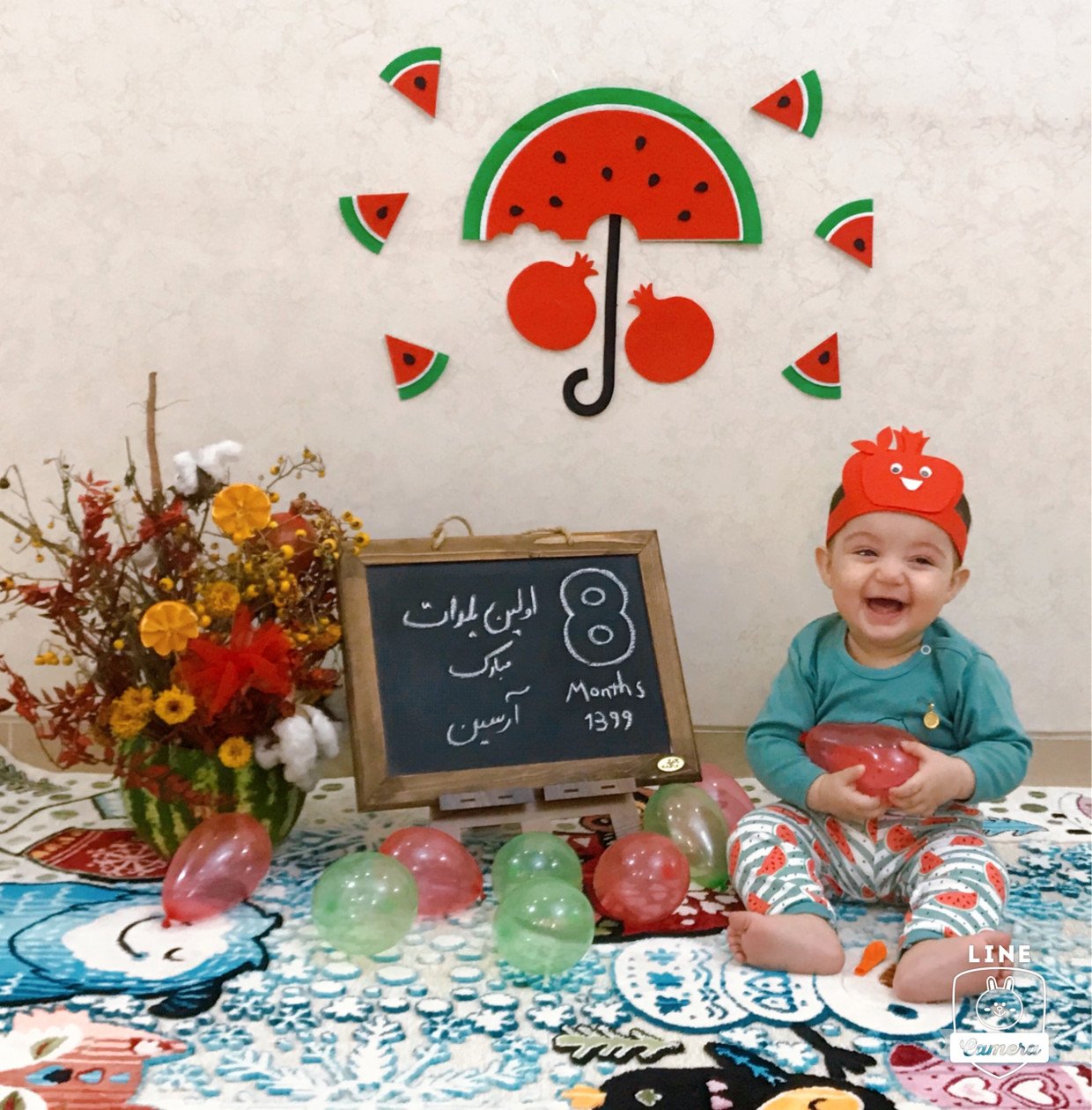 هشت ماهگی نوزاد آرسين اميرى