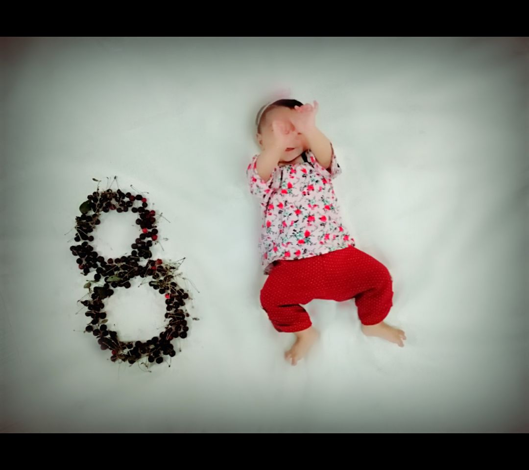 هشت ماهگی نوزاد فاطمه حسنا فرهنگی