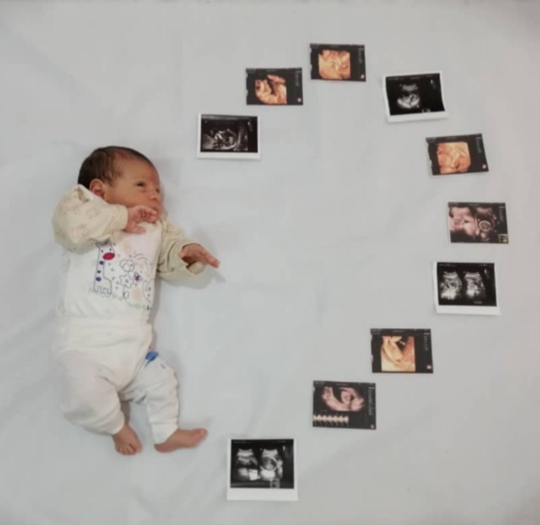 یک ماهگی نوزاد سید سامیار حسینی