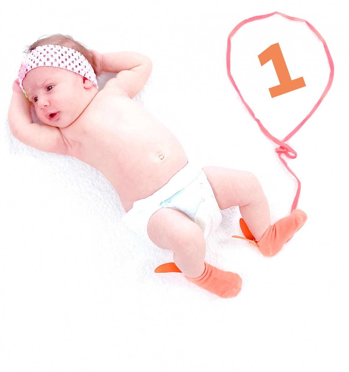 یک ماهگی نوزاد دلینا قربی