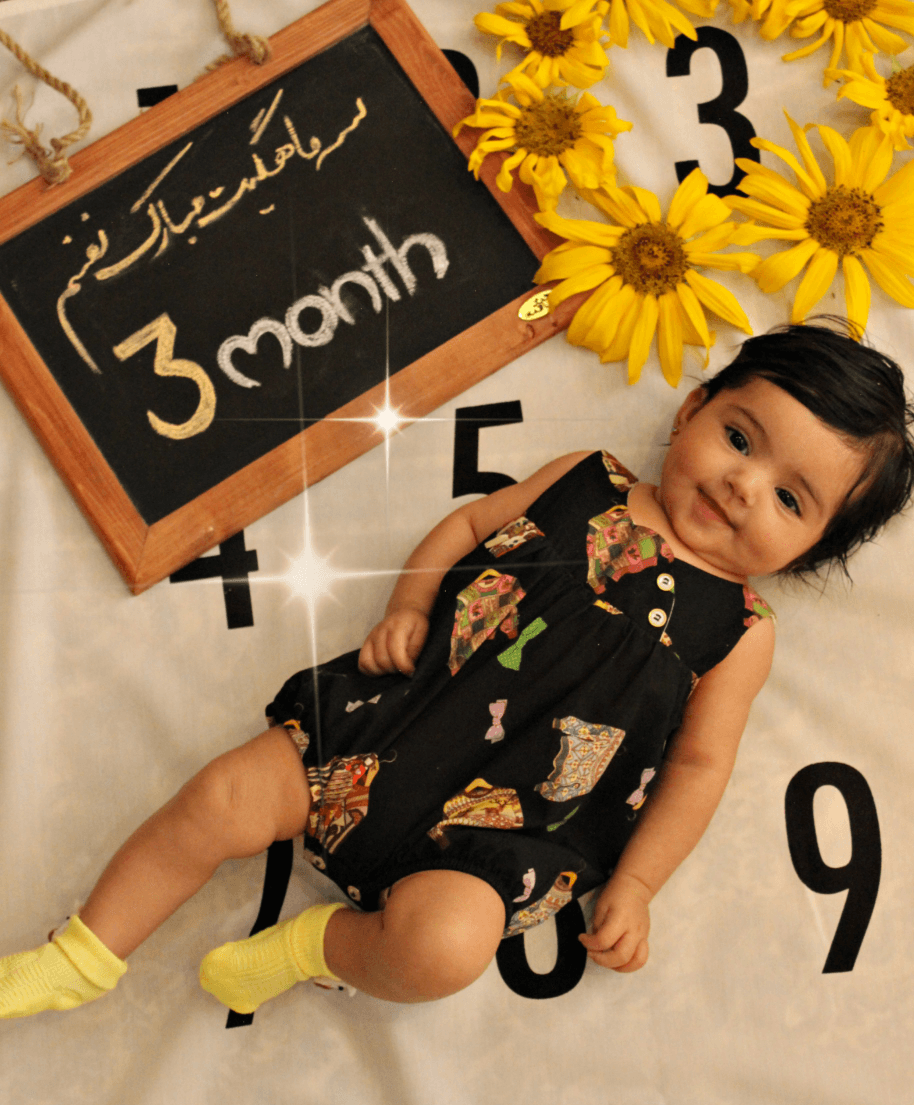 سه ماهگی نوزاد دل آرا دوست محمدی