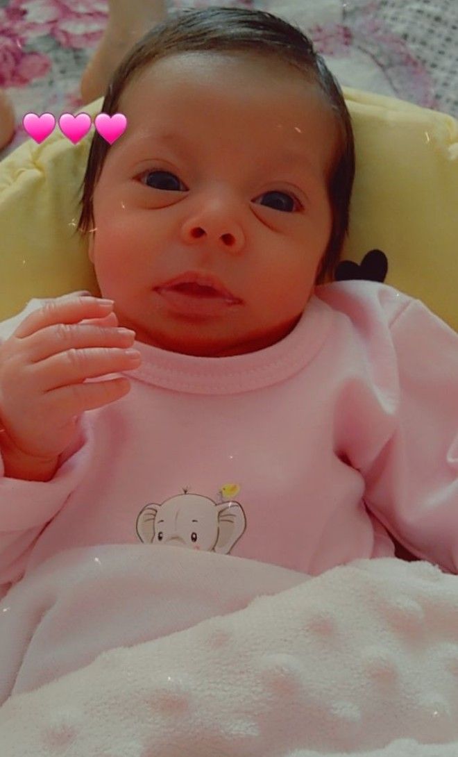 یک ماهگی نوزاد hanisa