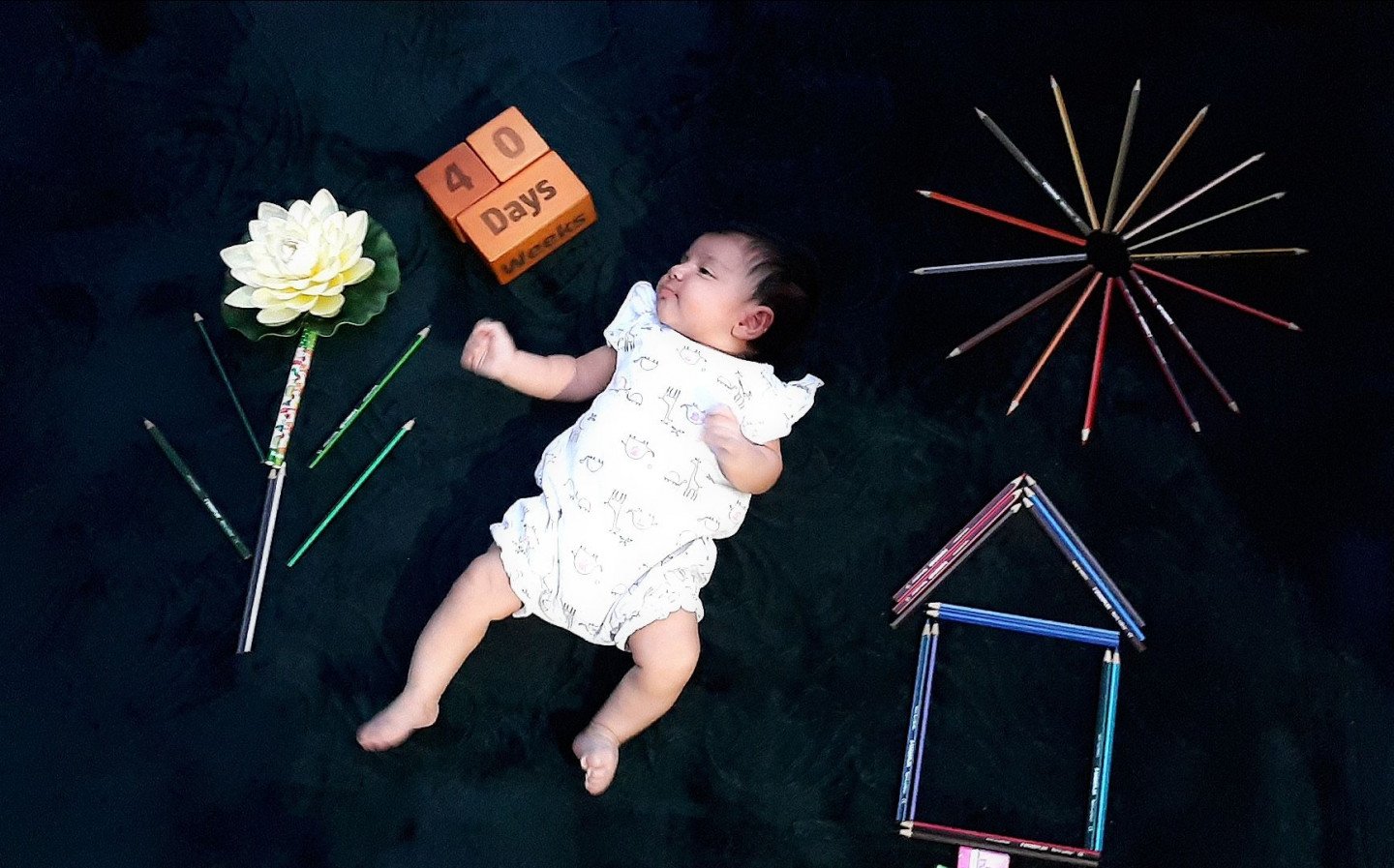 یک ماهگی نوزاد سیده رستا هاشمی