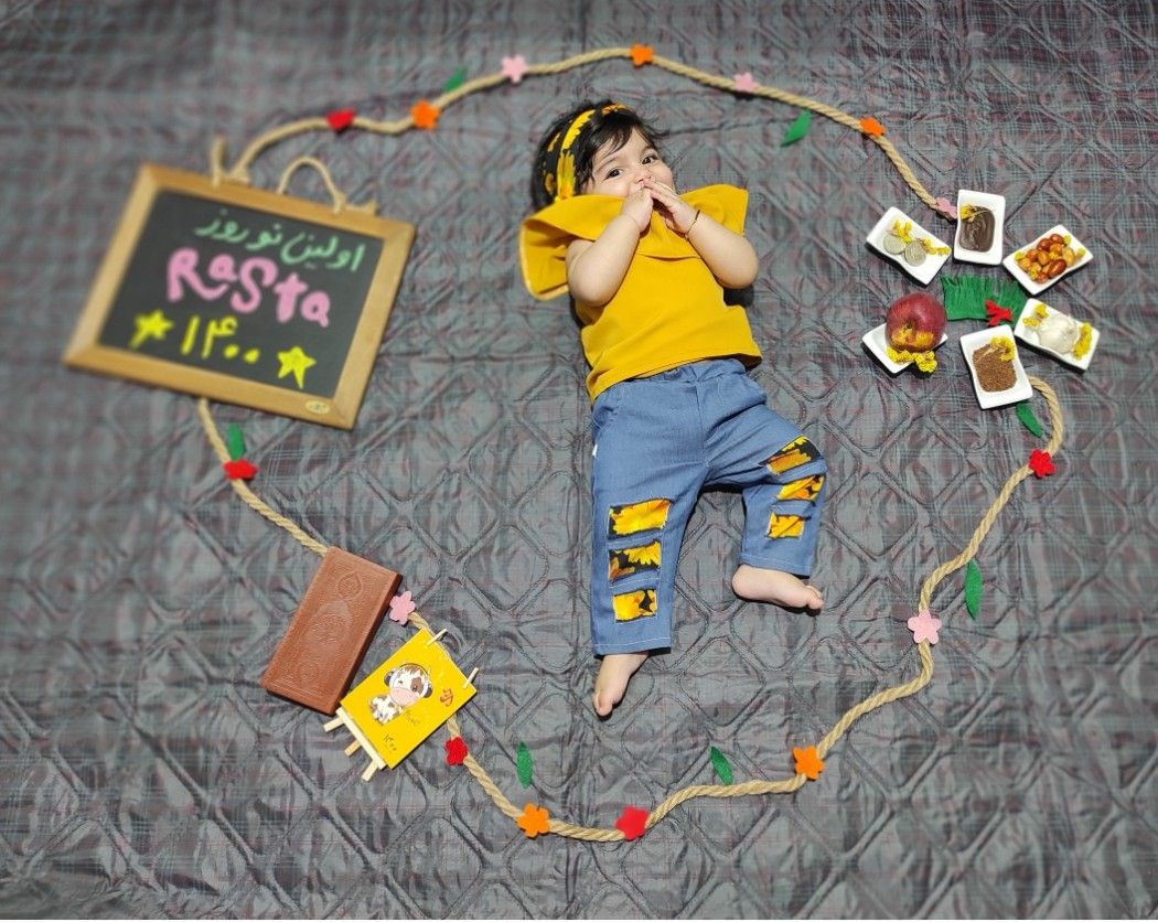 هشت ماهگی نوزاد سیده رستا هاشمی