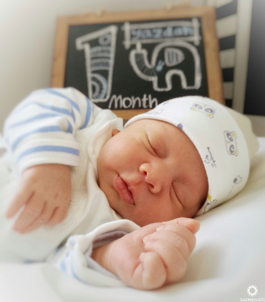 یک ماهگی نوزاد یزدان پناهی رضوان