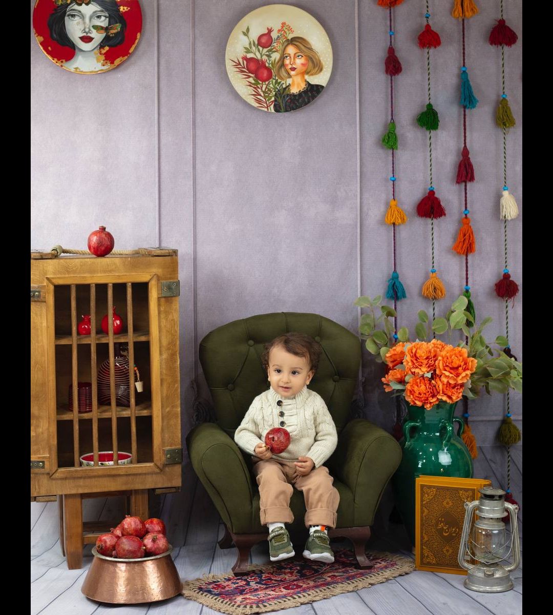 هفده ماهگی کودک هوراد عباسی جوان