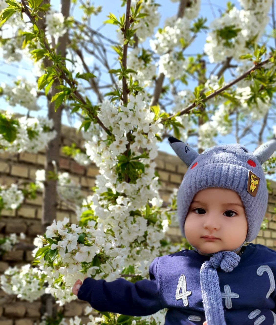 تم عکس بهاری کودک هوراد عباسی جوان