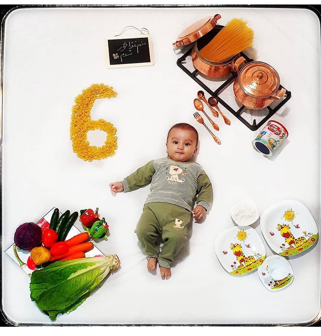 شش ماهگی نوزاد هوراد عباسی جوان