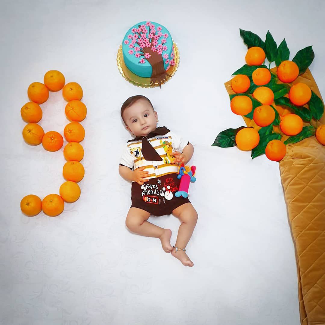 نه ماهگی نوزاد هوراد عباسی جوان