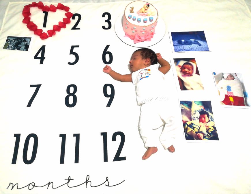 یک ماهگی نوزاد سلما احمدی