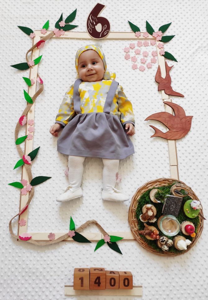 شش ماهگی نوزاد آلا کشاورز