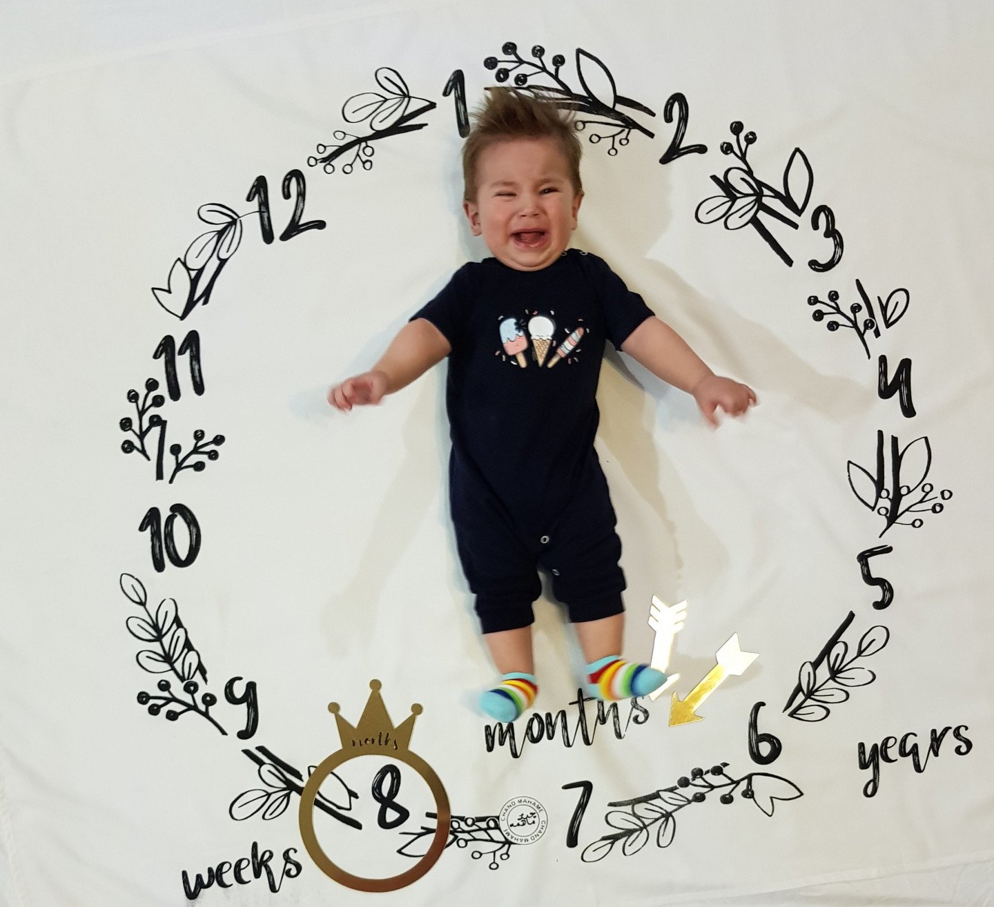 هشت ماهگی نوزاد arsam