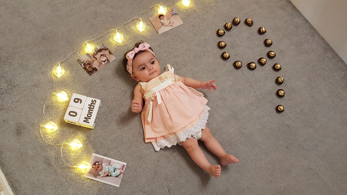 نه ماهگی نوزاد دلسا ذنونی واحد