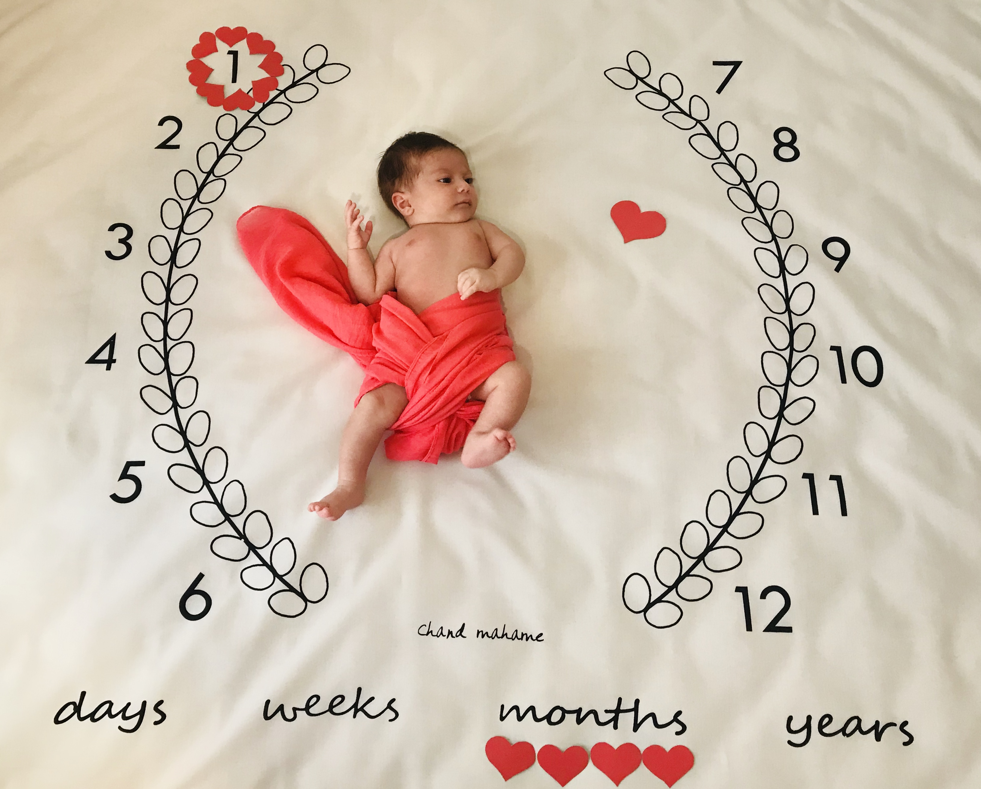 یک ماهگی نوزاد نفس سادات عرش وزان