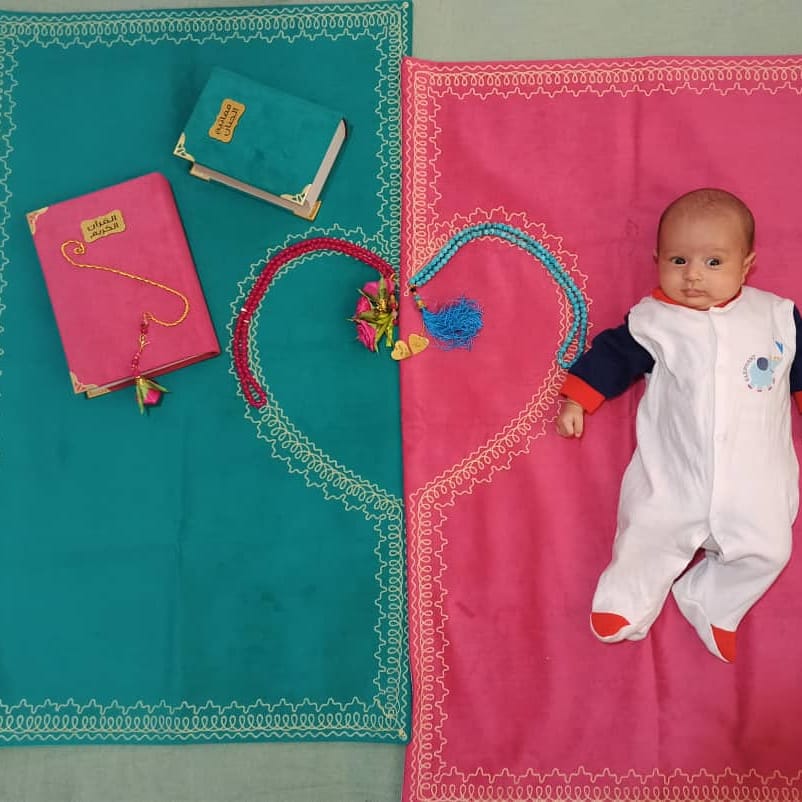 پارچه ماه شمار طرح شاخه زیتون بهامین ربیعی