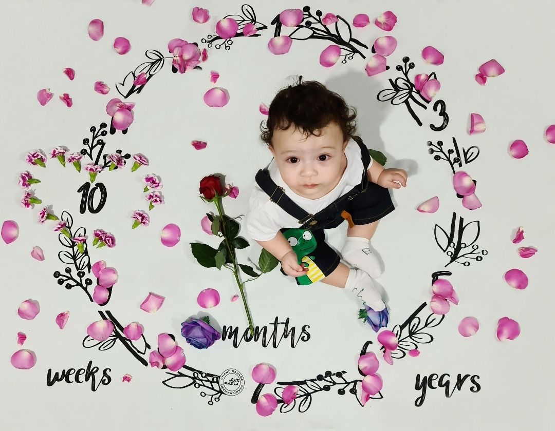 ایستادن نوزاد امیرعلی محمدی