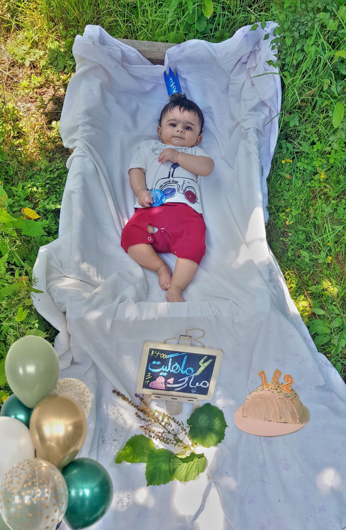 تم عکس بهاری کودک آراز تنهای