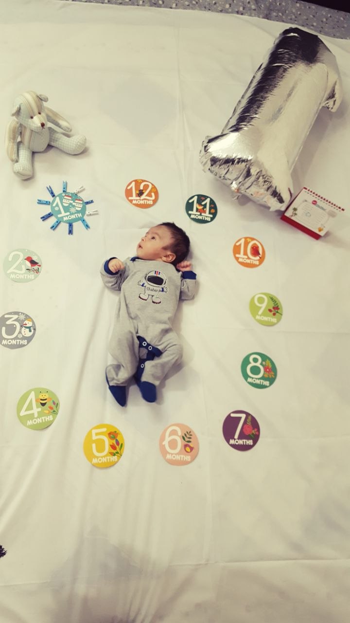 یک ماهگی نوزاد شهراد رجبی