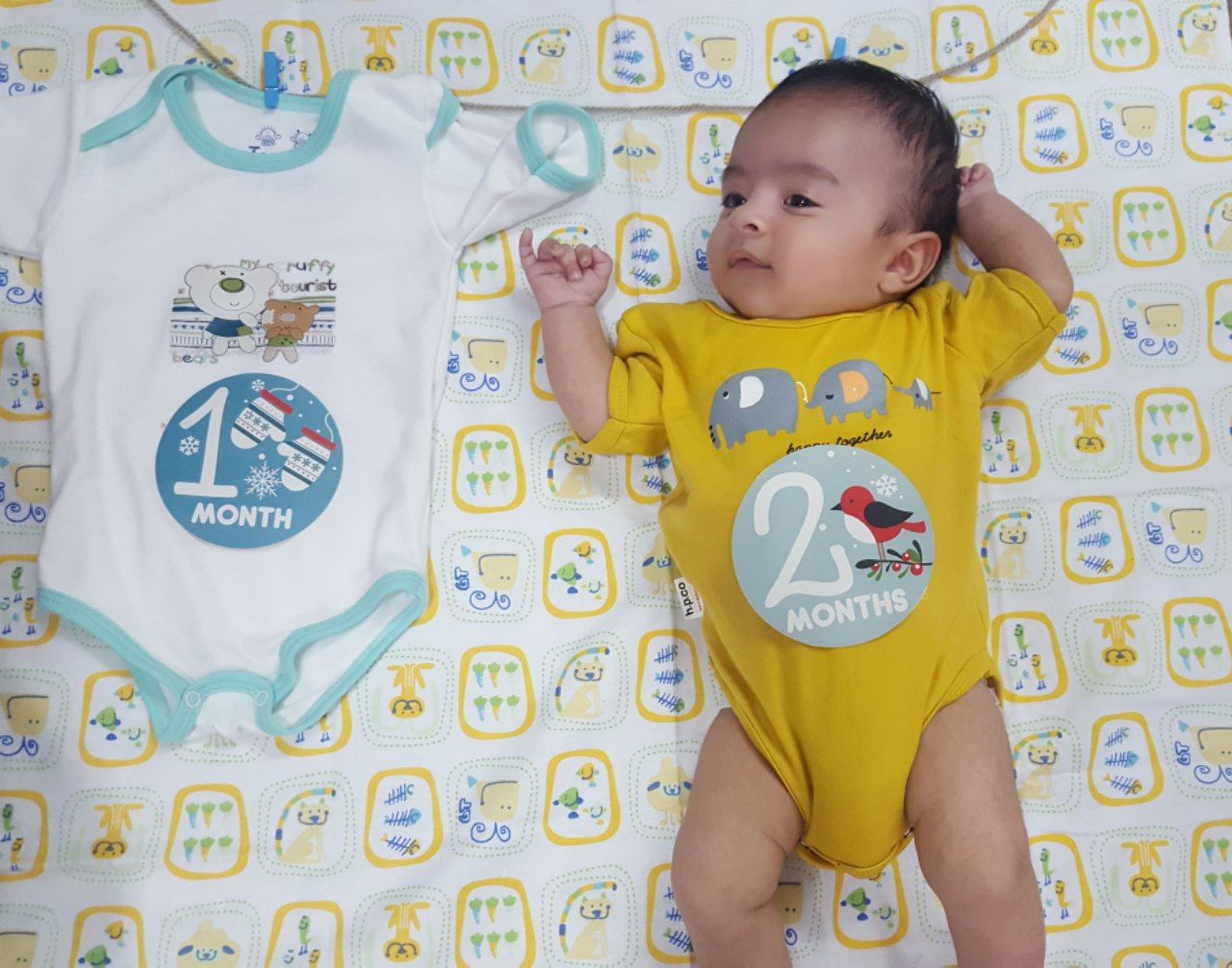 دو ماهگی نوزاد شهراد رجبی