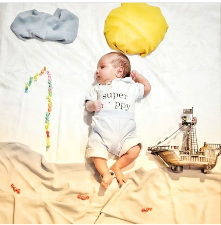 یک ماهگی نوزاد آیهان یدالهی