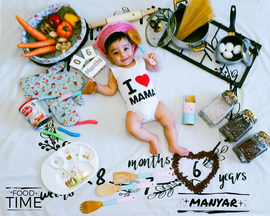 شروع غذای کمکی مانیار مهتر حاجی