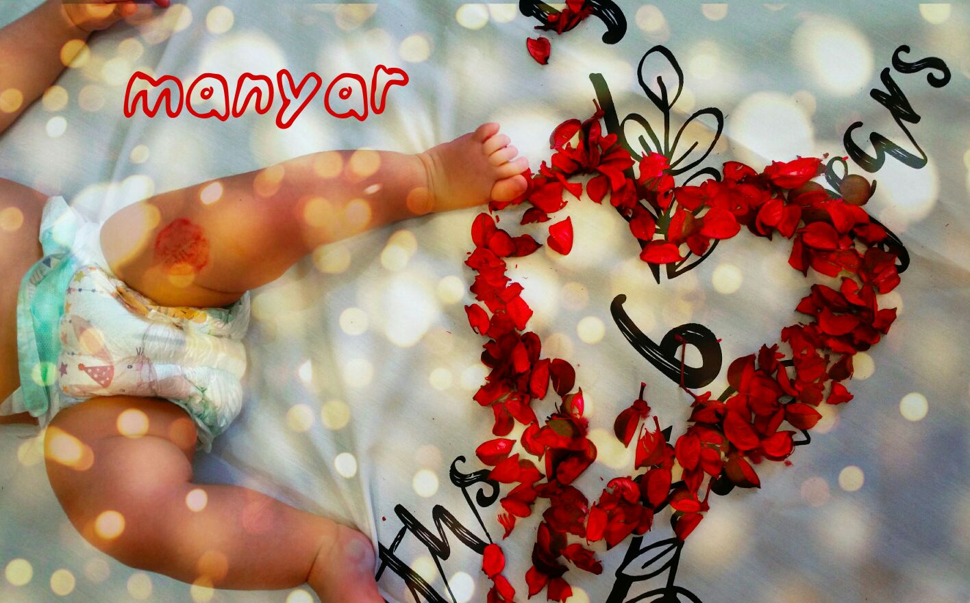 اولین نشستن نوزاد مانیار مهتر حاجی