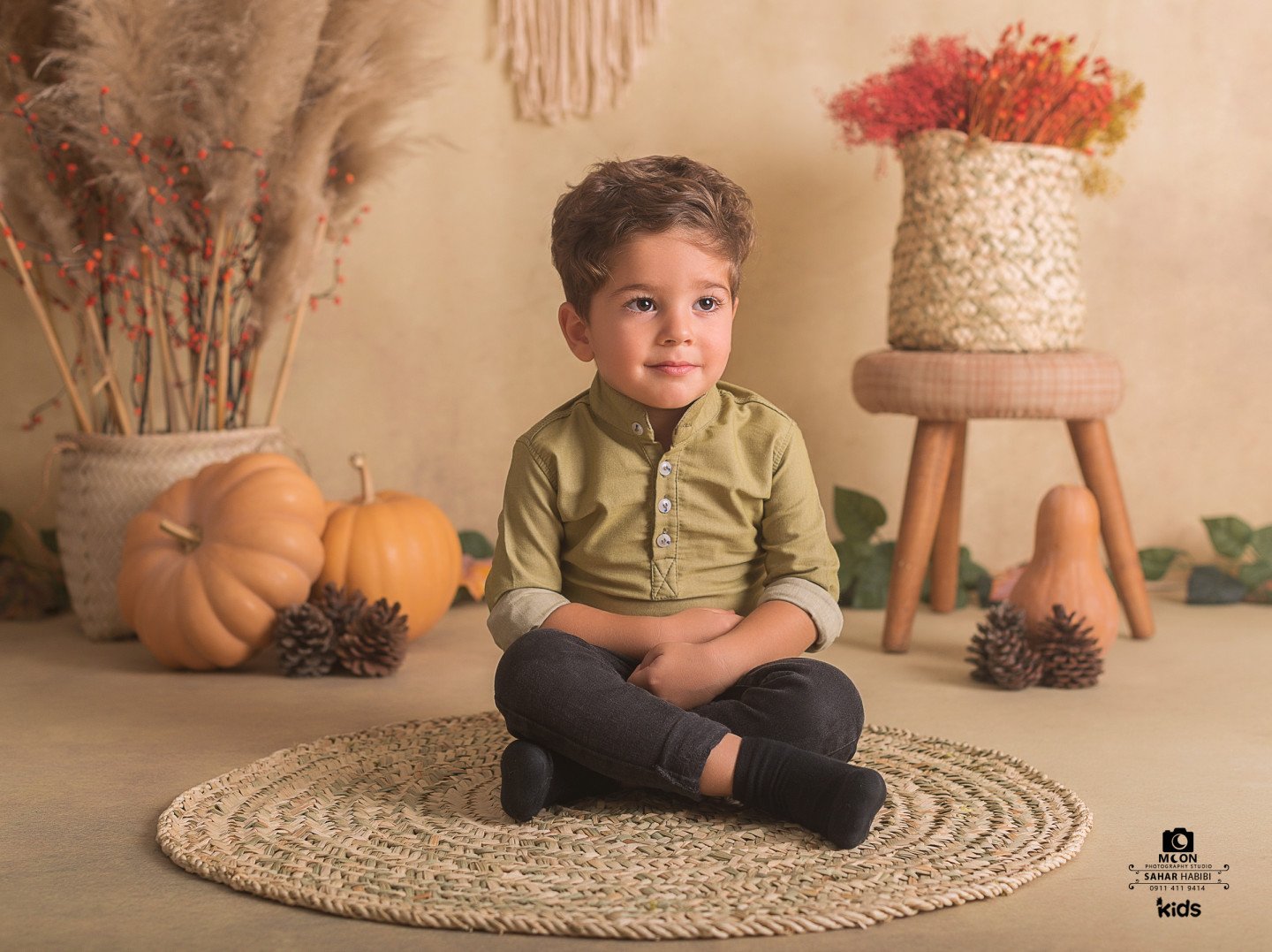 تم عکس پاییزی نوزاد سید امیر علی رضایی