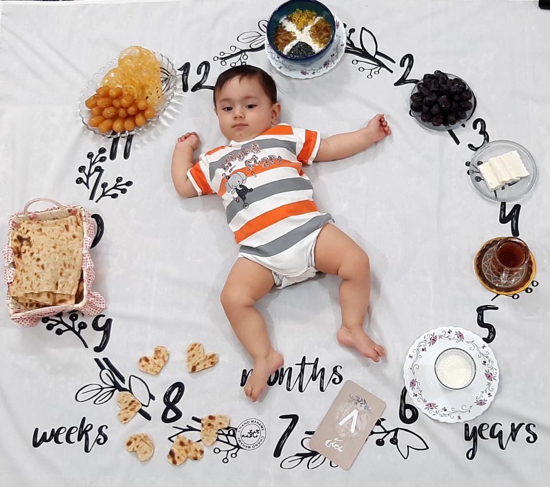 هشت ماهگی نوزاد نیهاد فتحی