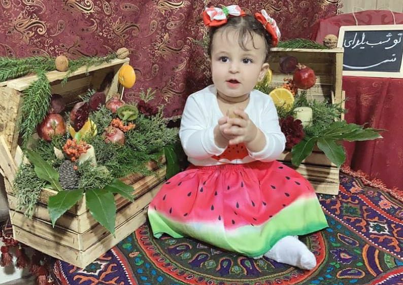 شب یلدا کودک مهرسا بنی اسد