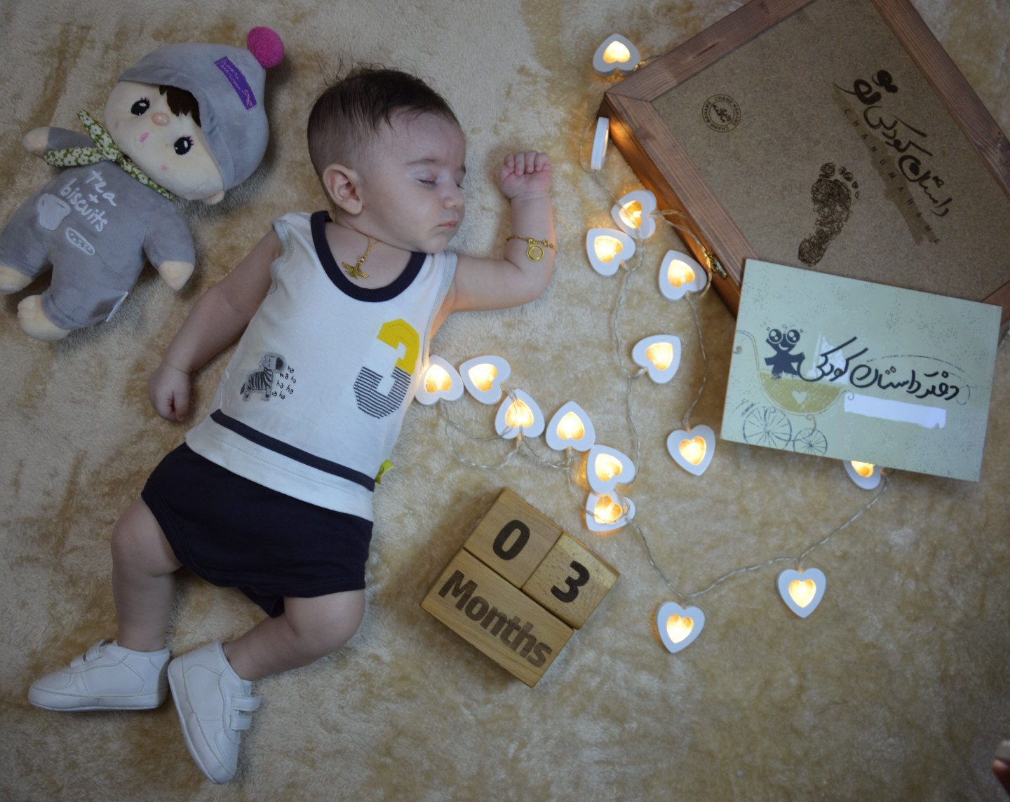 سه ماهگی نوزاد آدرین بوستانی