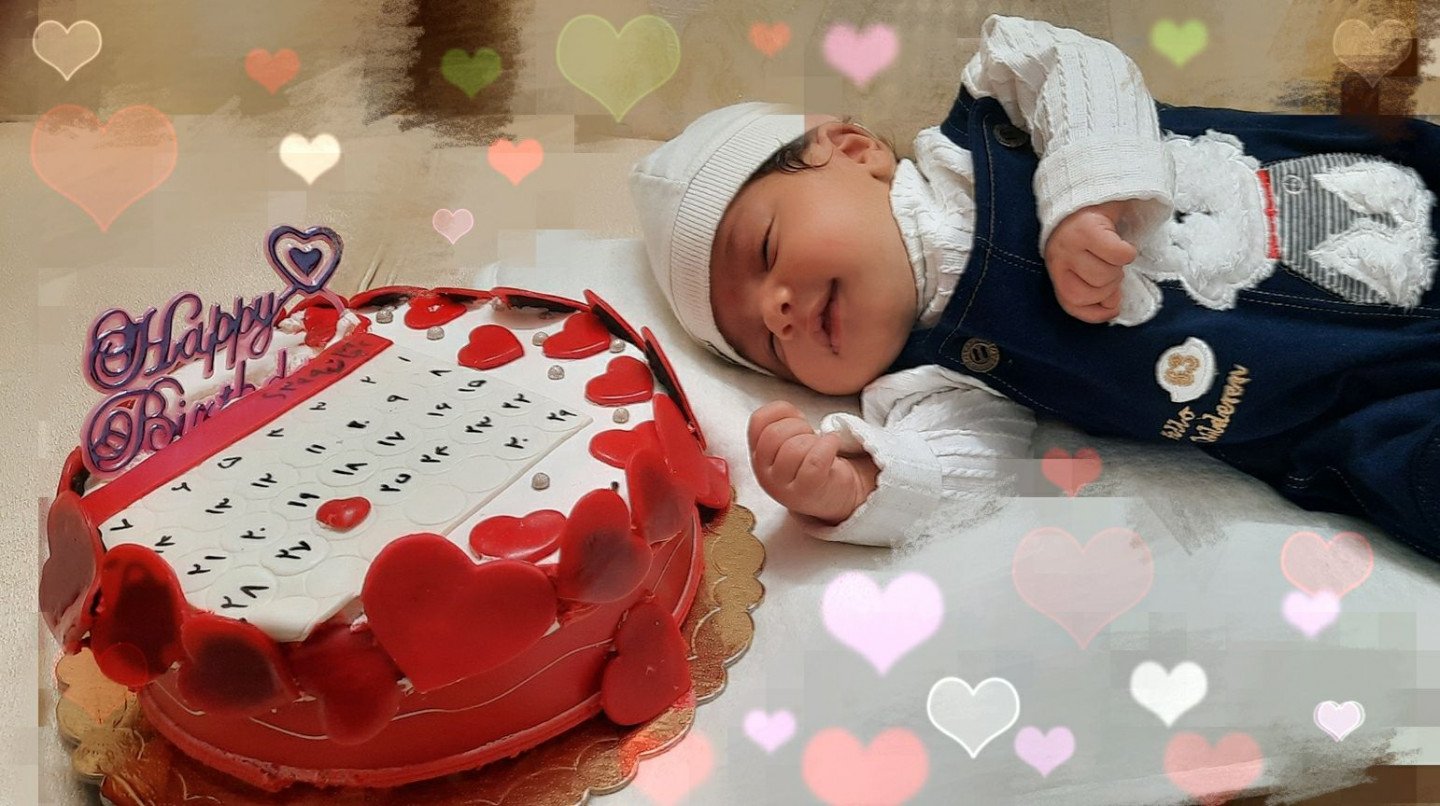سه ماهگی نوزاد ماهور خانمحمدی