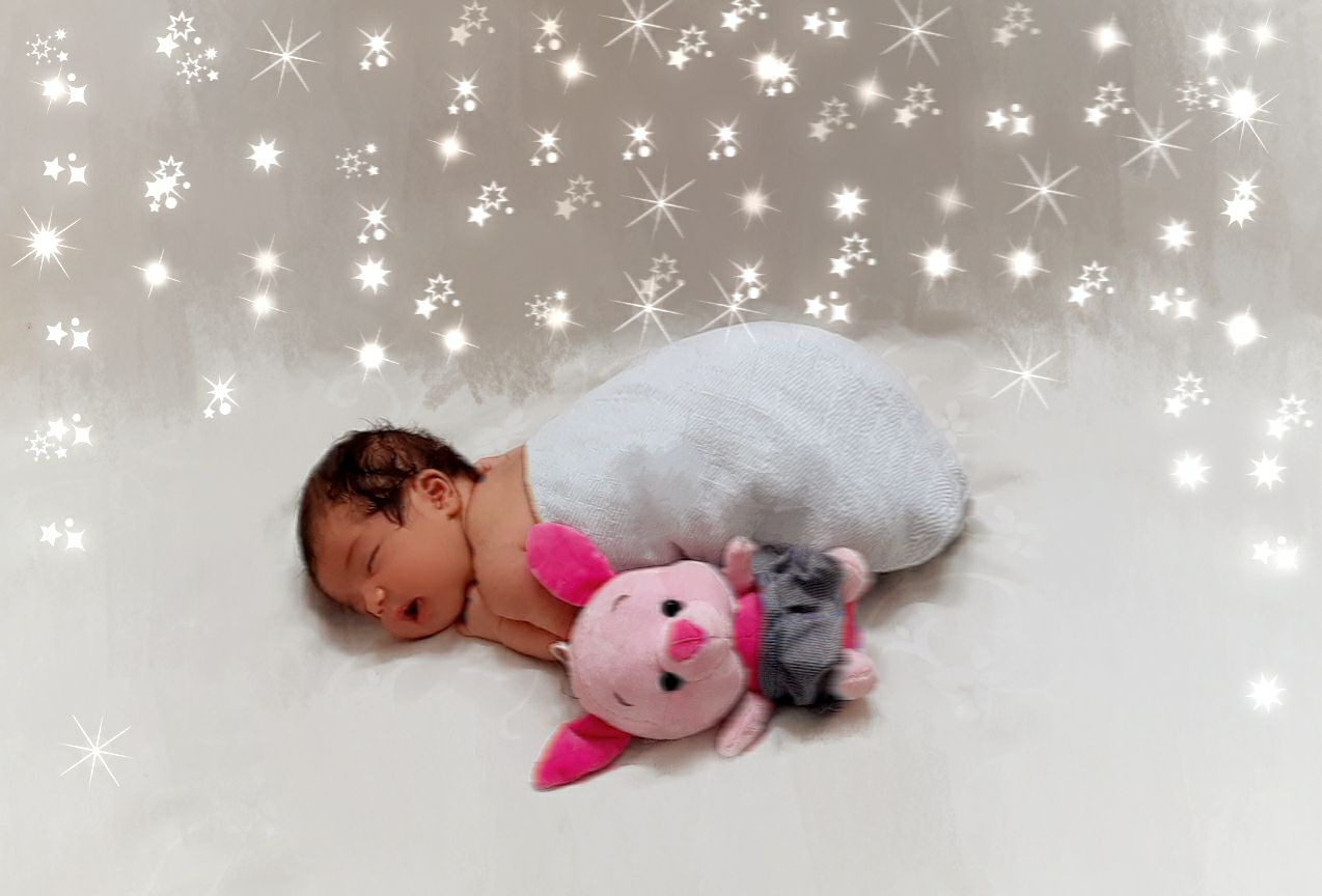 یک ماهگی نوزاد ماهور خانمحمدی