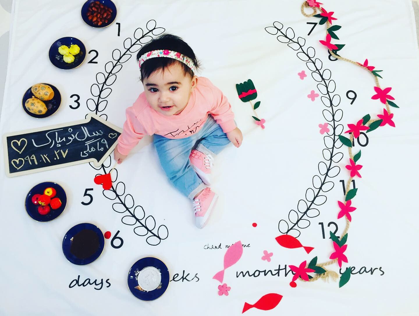 نه ماهگی نوزاد دلوین قربانی