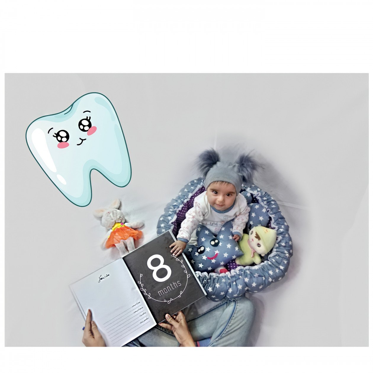 هشت ماهگی نوزاد ایلماه کاظمی