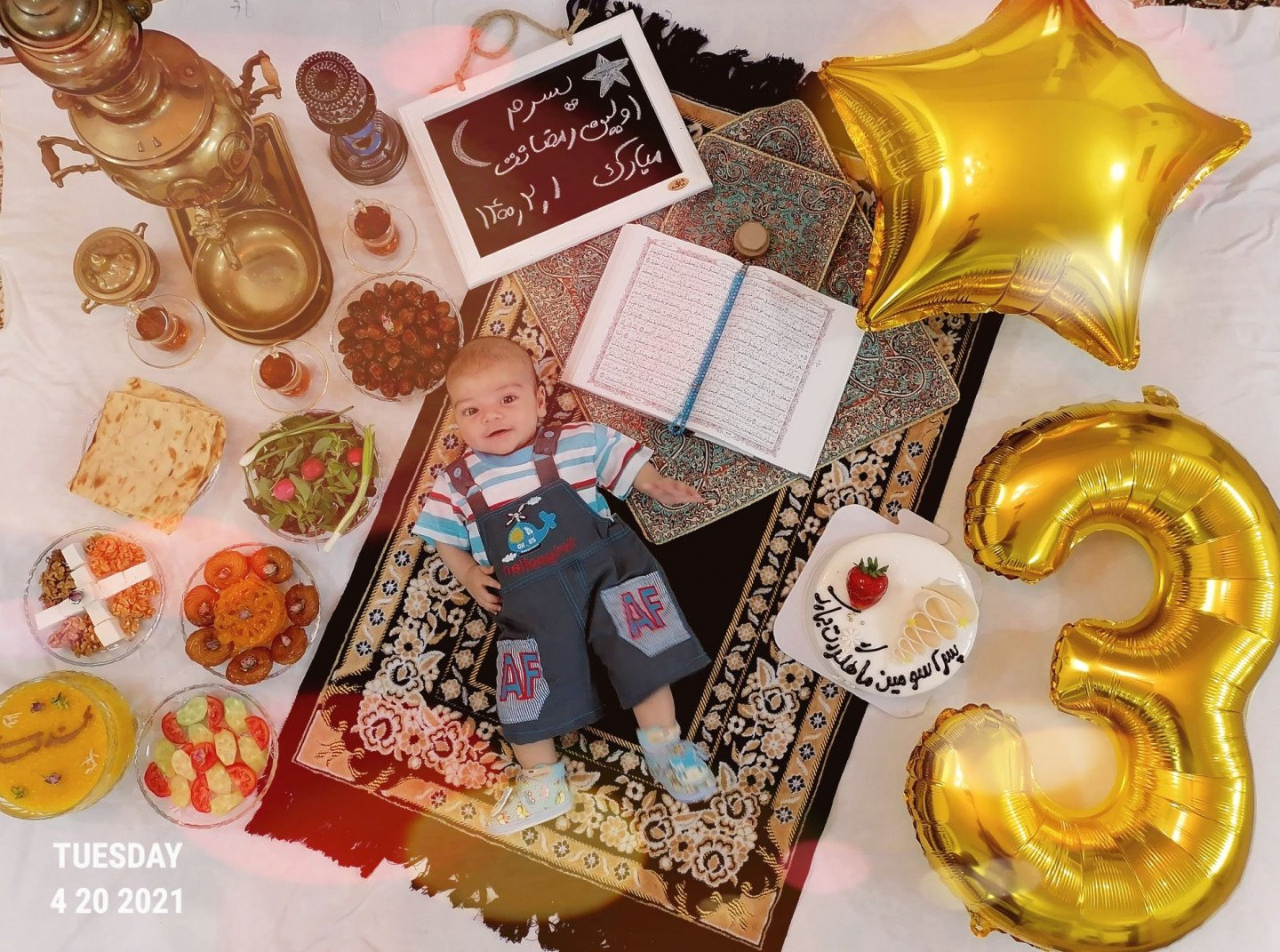 سه ماهگی نوزاد محمد مهدی