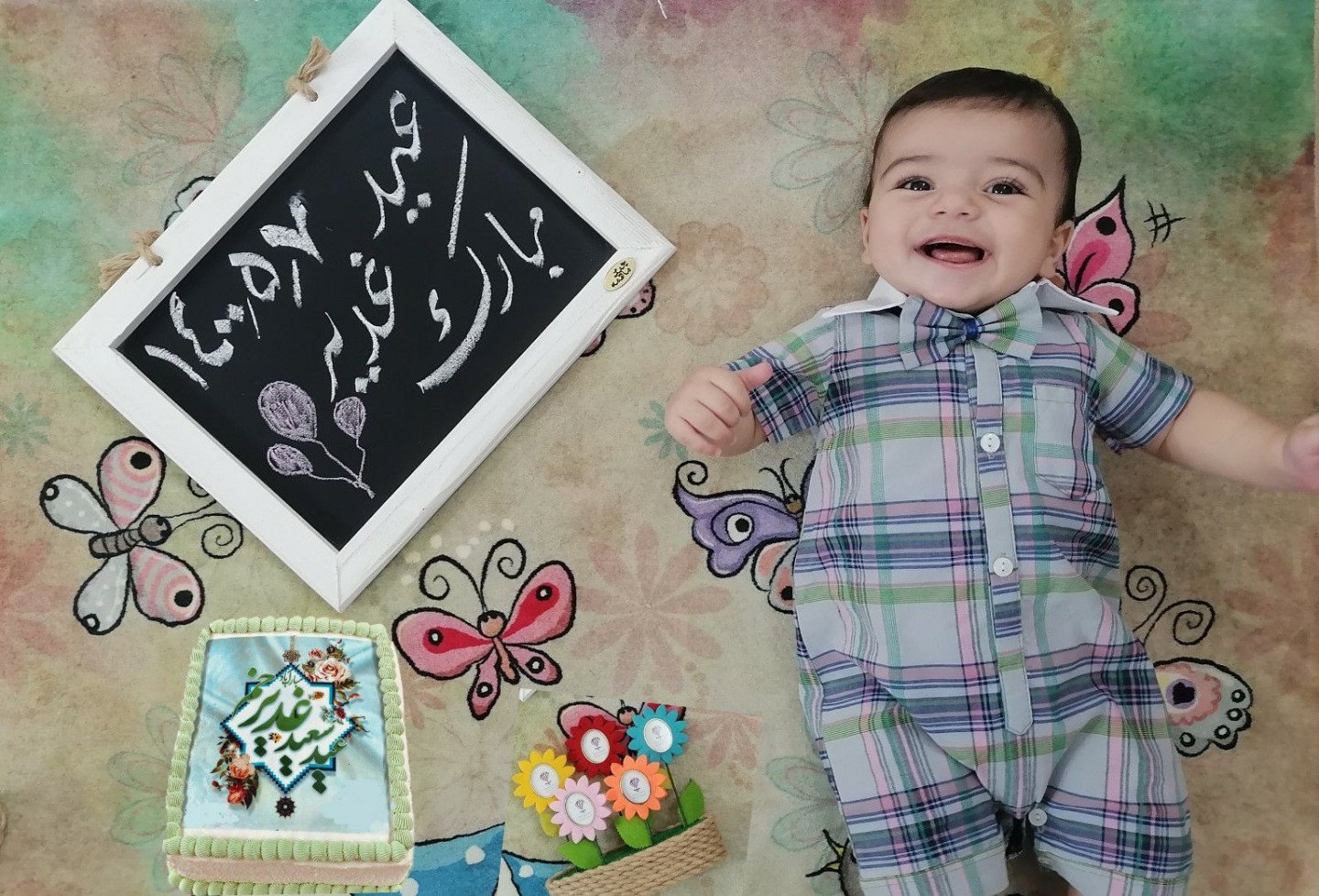 اولین خنده نوزاد محمد مهدی