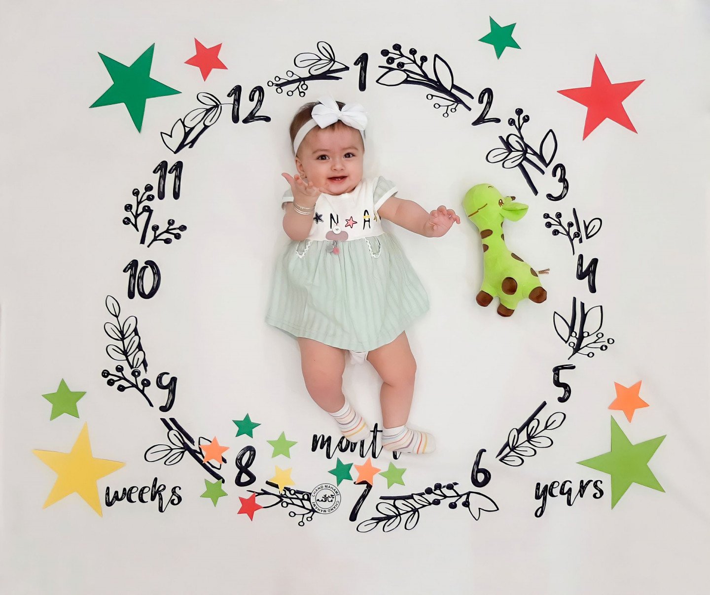 هشت ماهگی نوزاد نورا عزیزی