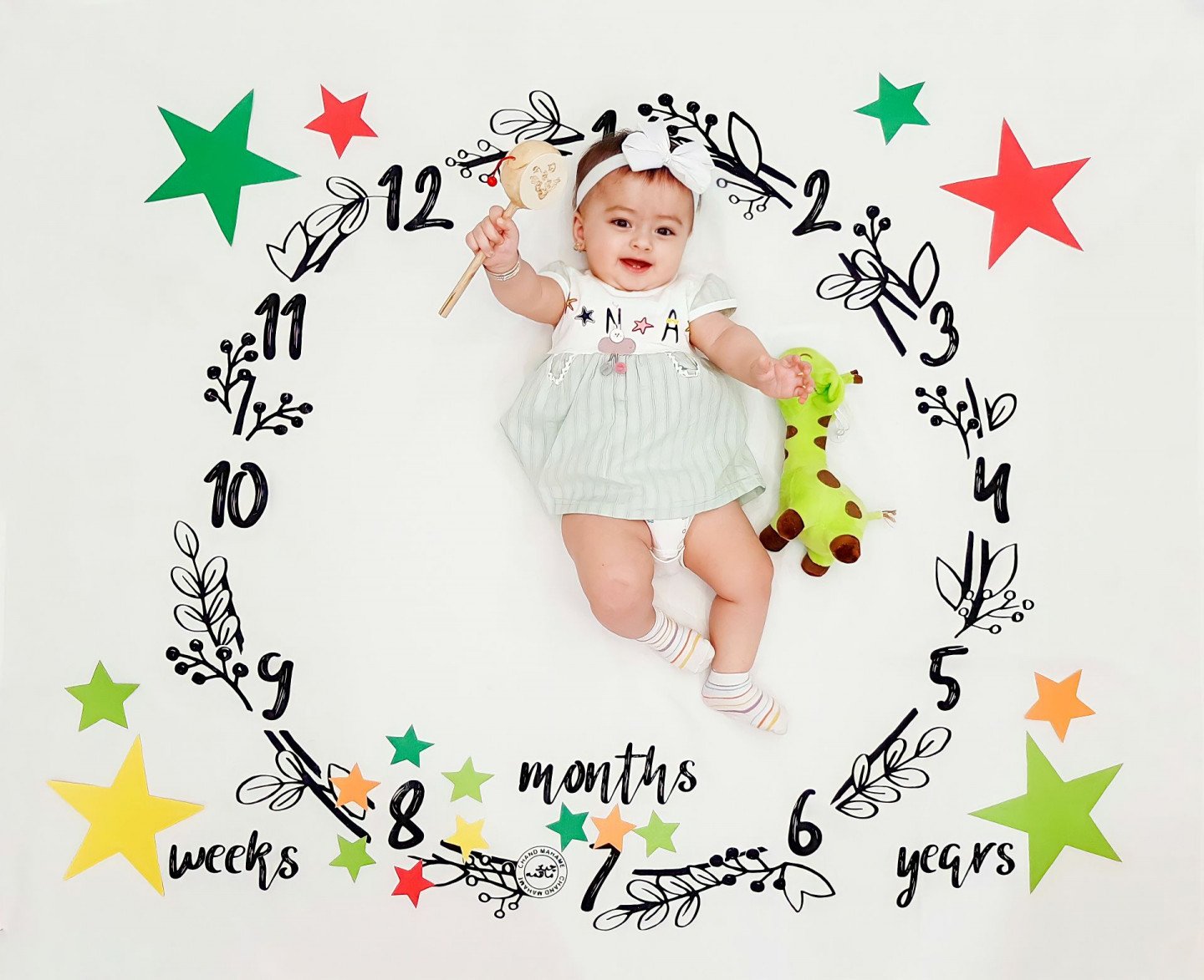 هشت ماهگی نوزاد نورا عزیزی