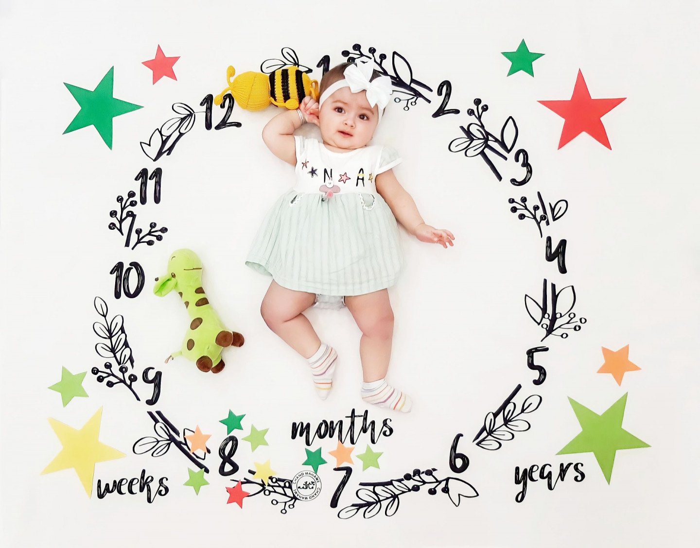 هشت ماهگی نوزاد نورا عزیزی